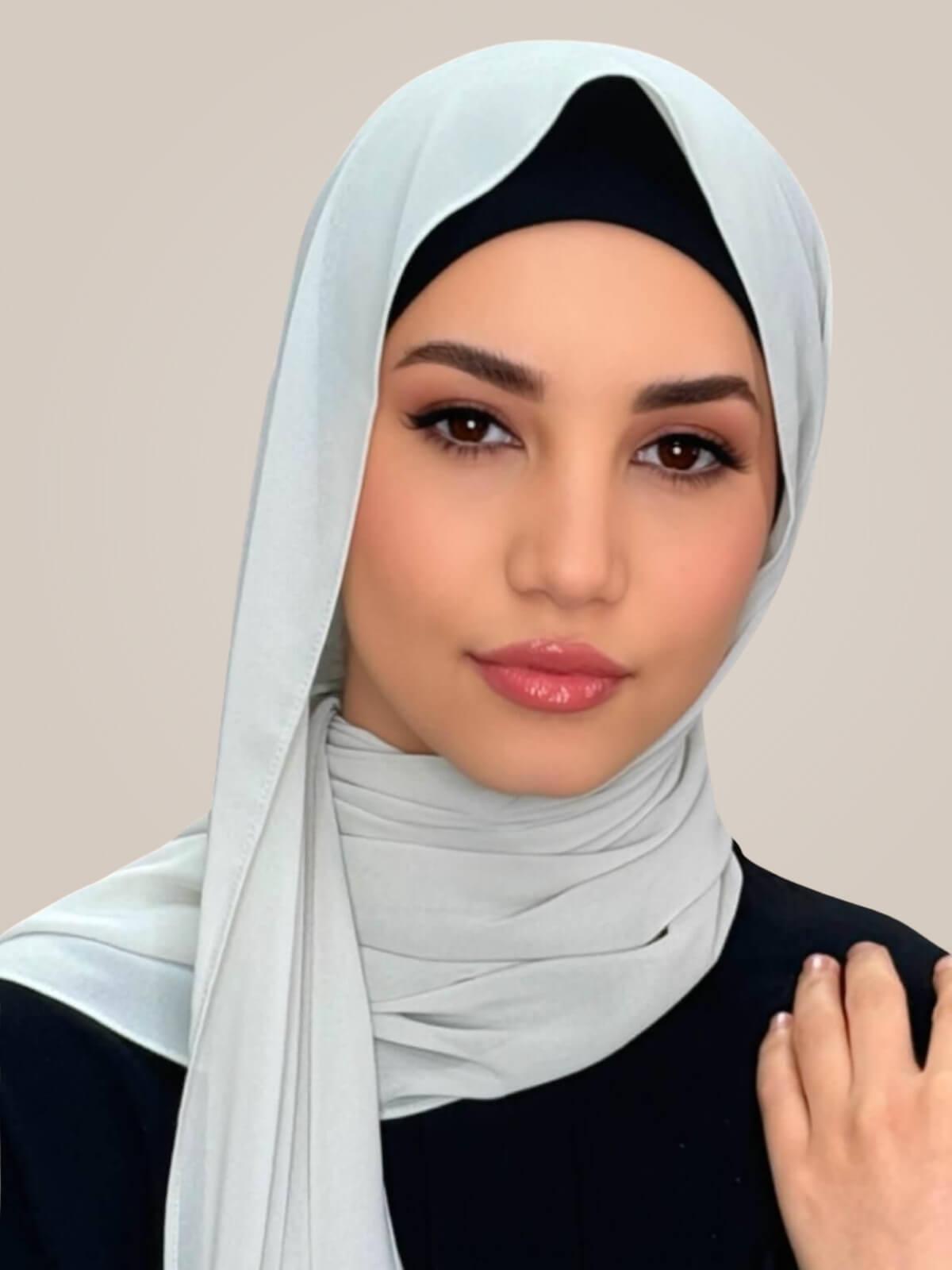 Classic Chiffon Hijab-Bone