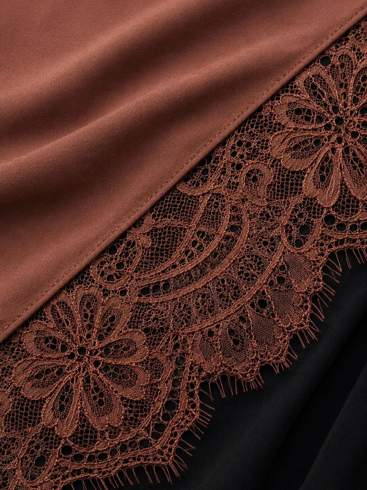Lace Cotton Modal Hijab-Sunday Morning