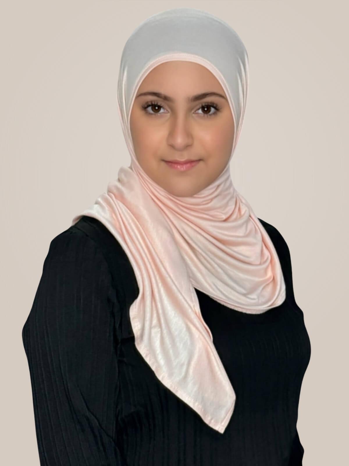 Modish Girl Pre-Sewn Jersey hijab-Pearl