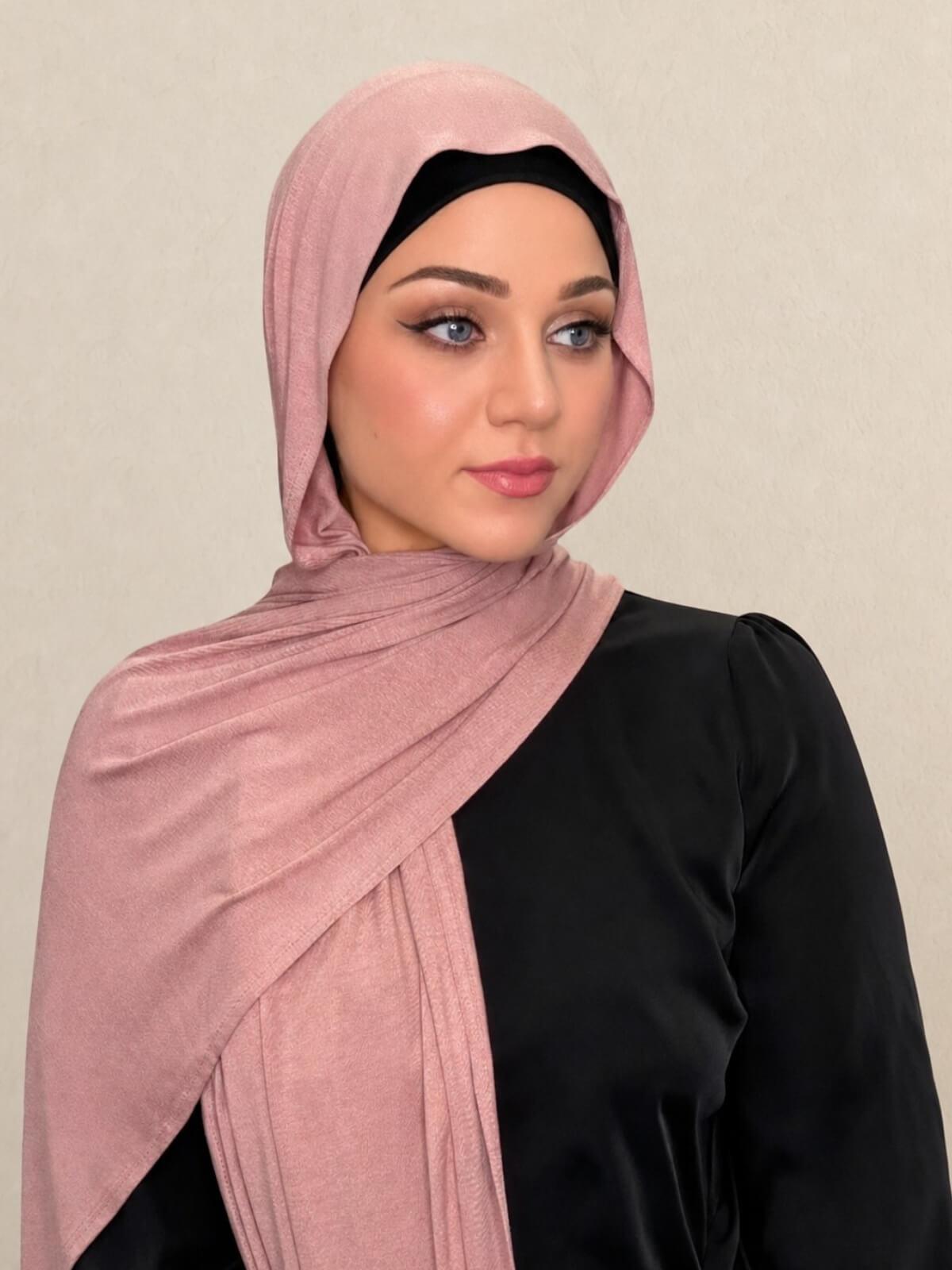 Classic Jersey Hijab-Rosin