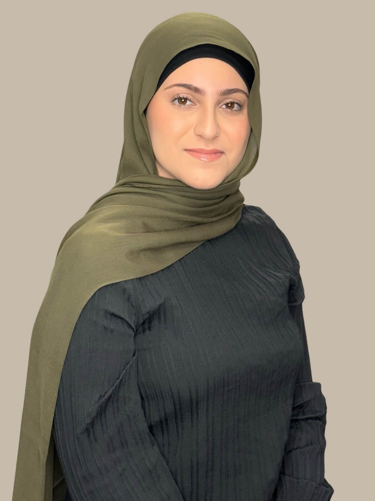 Modish Girl Cotton Modal Hijab-Sunlit Sage