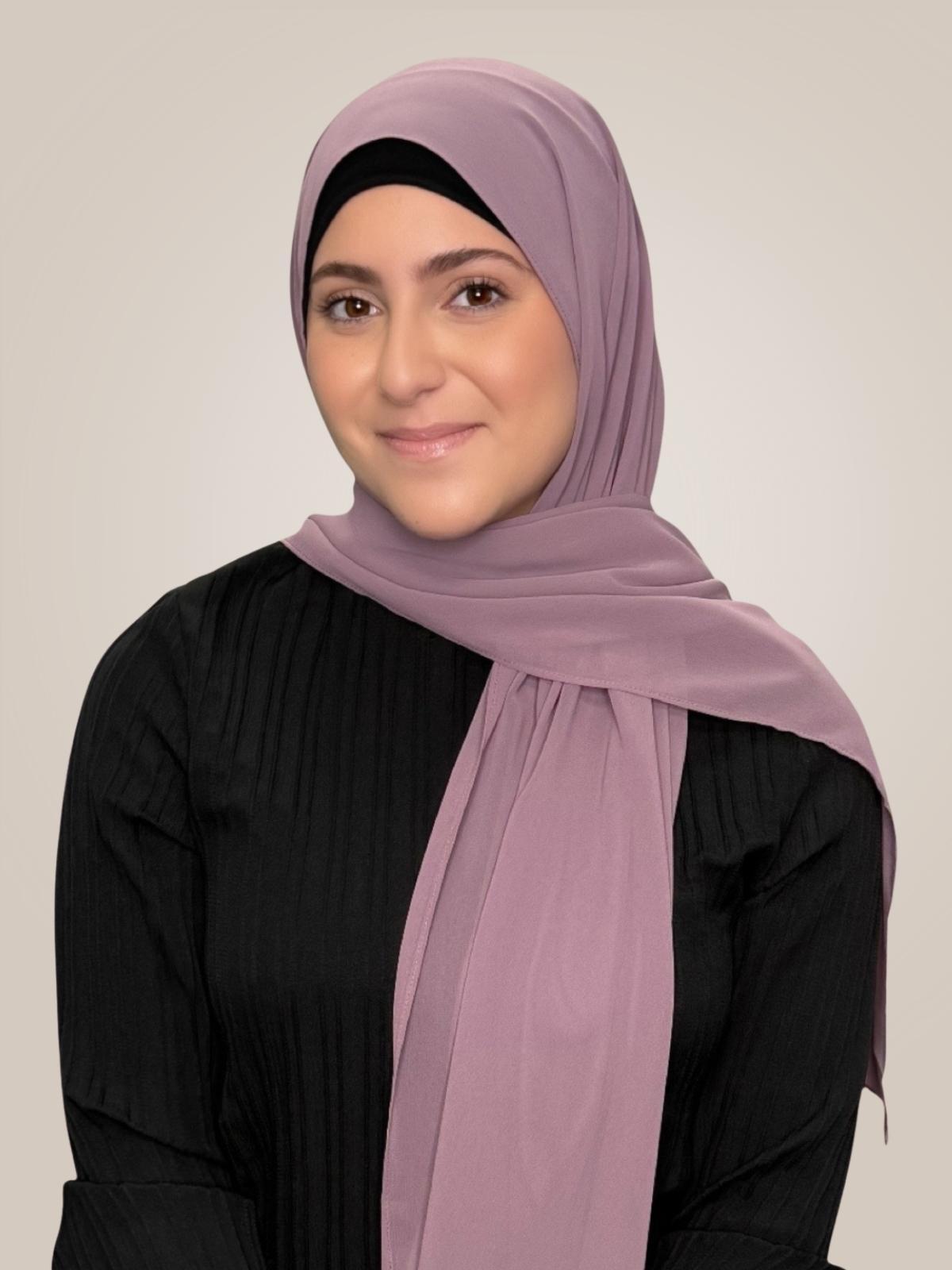 Modish Girl Luxury Chiffon Hijab-Rose Taupe