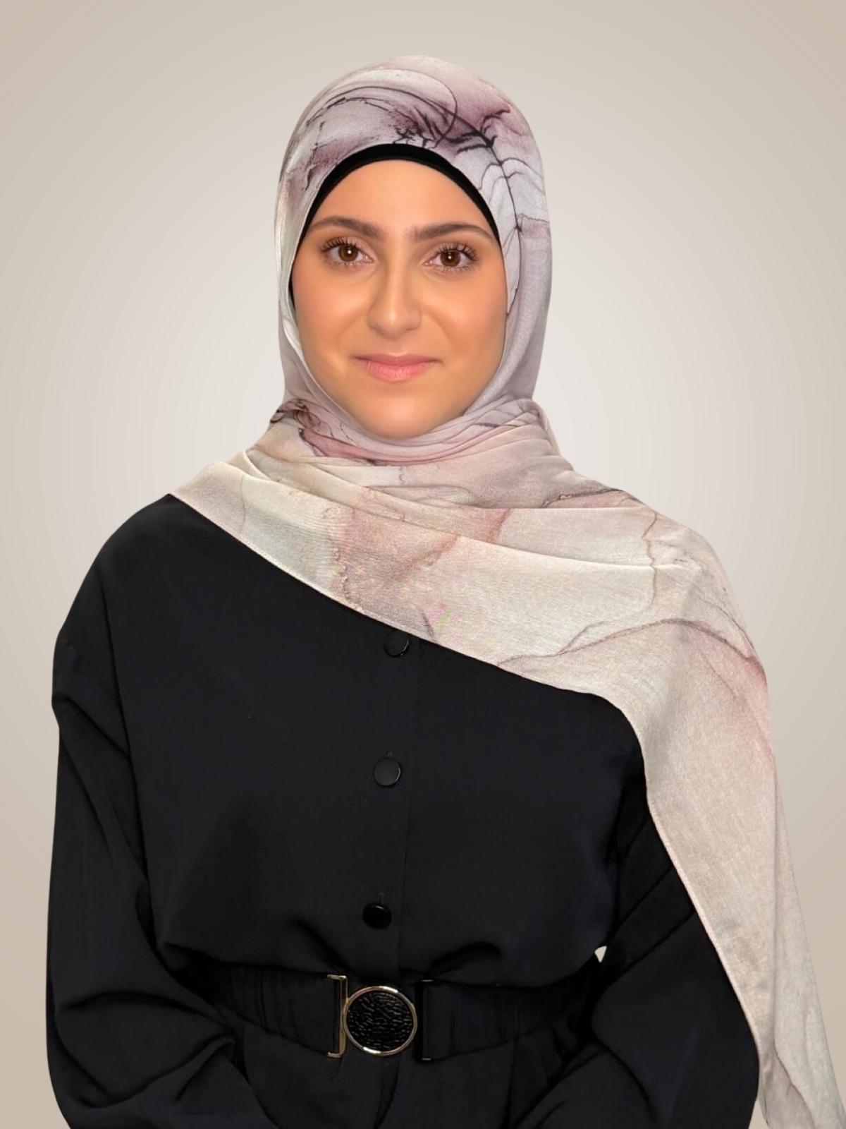 Modish Girl Print Modal Hijab-Tokyo Blossom