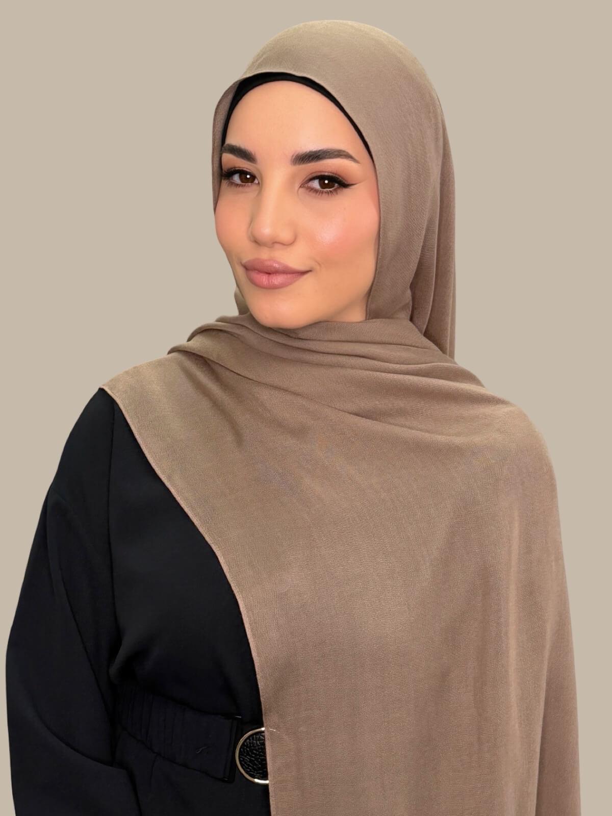 Cotton Modal Hijab-Forest Oak