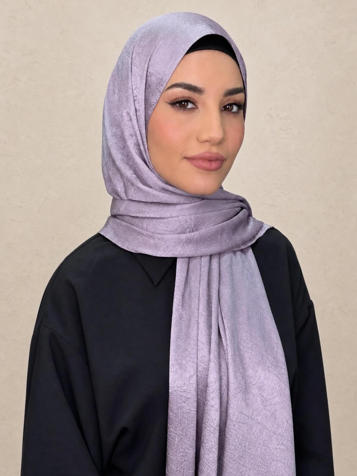 Classic Satin Hijab-Periwinkle