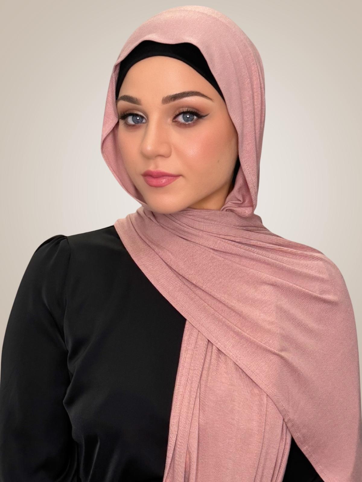 Classic Jersey Hijab-Rosin