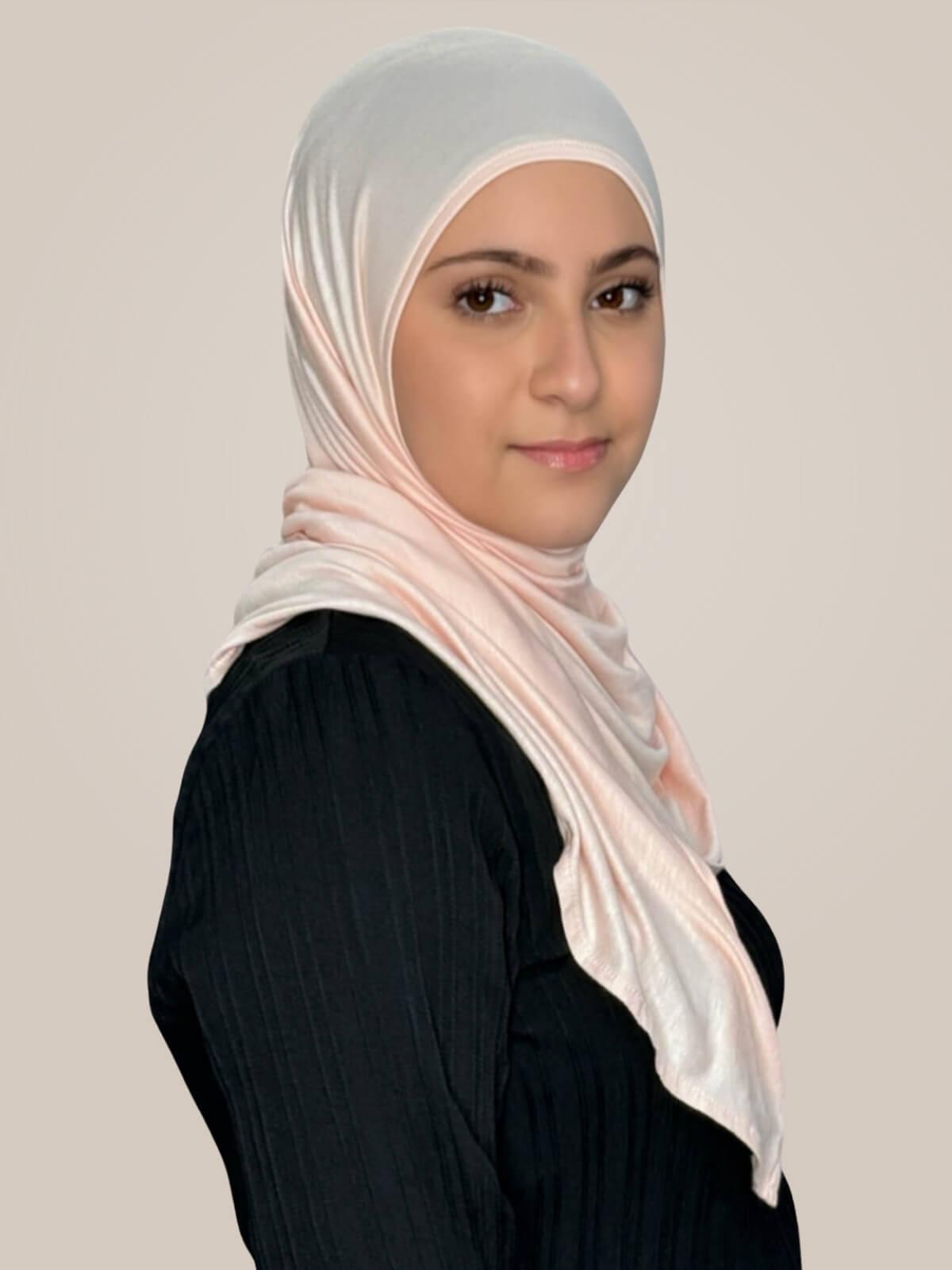 Modish Girl Pre-Sewn Jersey hijab-Pearl