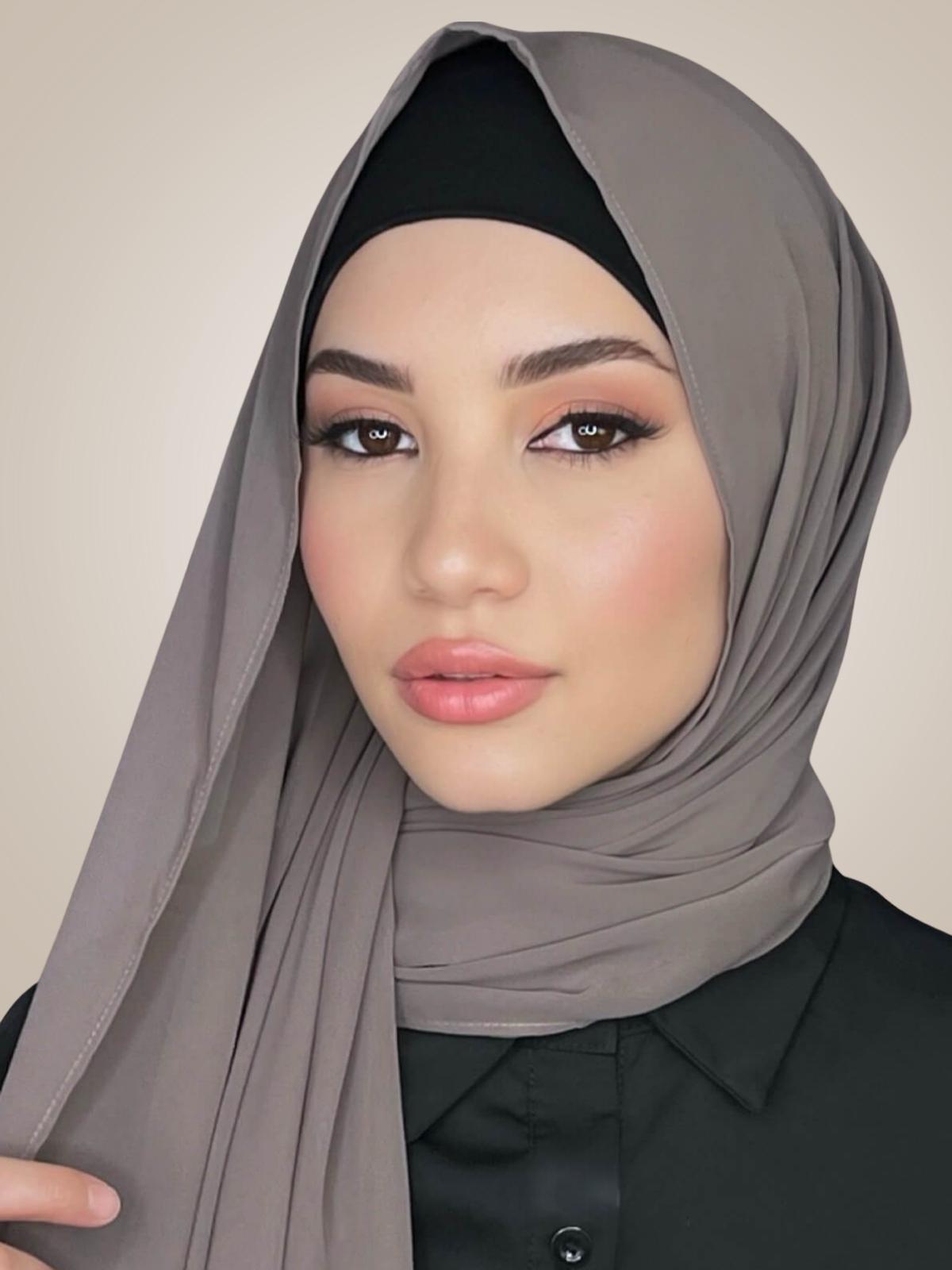 Luxury Chiffon Hijab-Sandstone