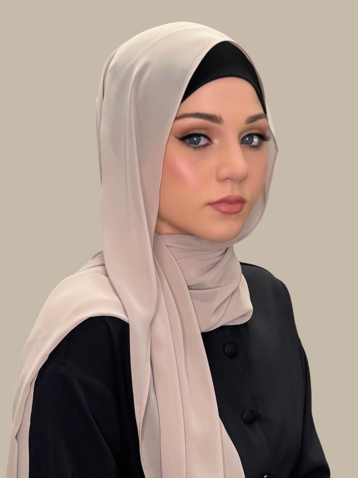 Luxury Chiffon Hijab-Oat