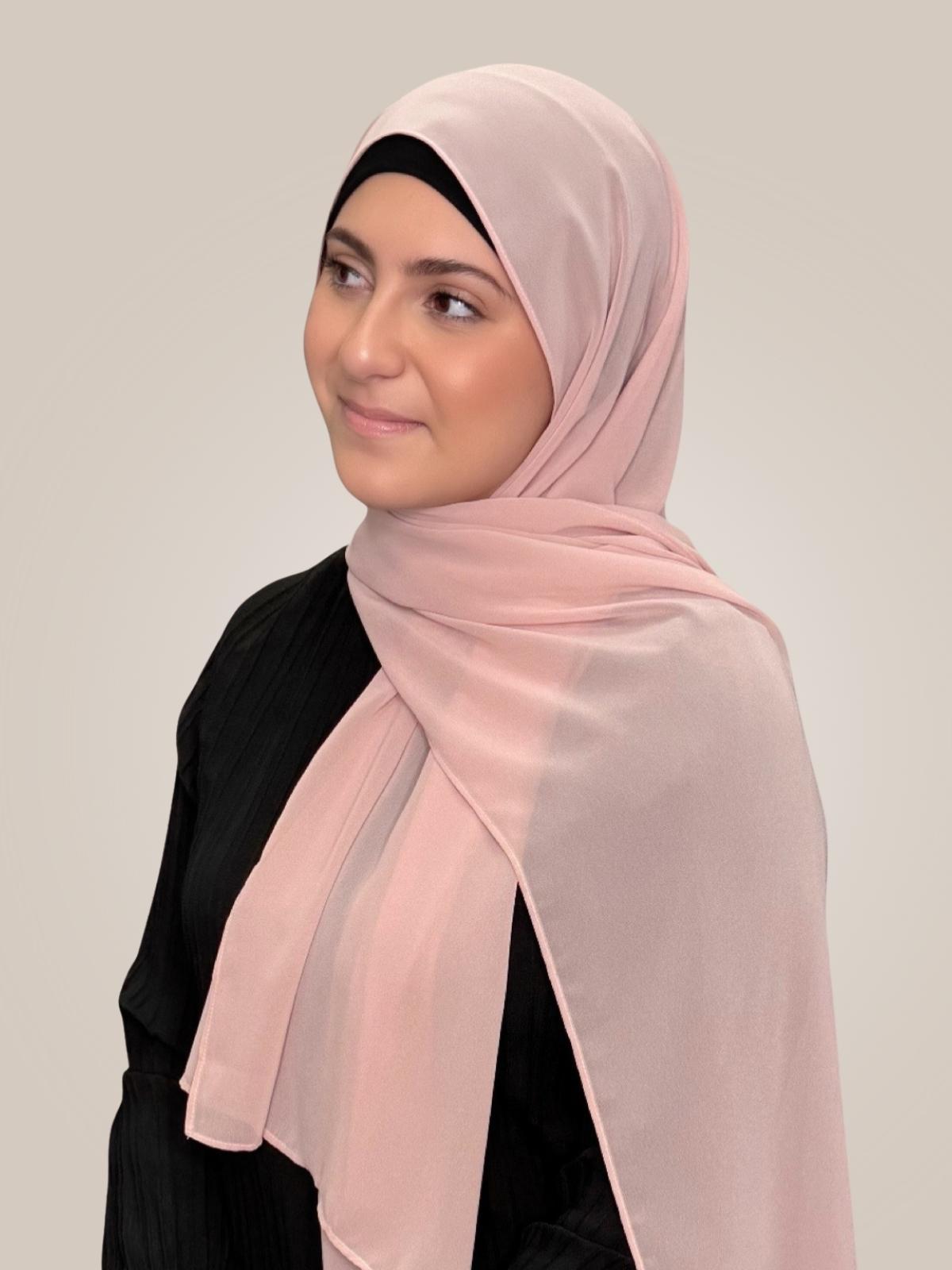 Modish Girl Luxury Chiffon Hijab-Pearl