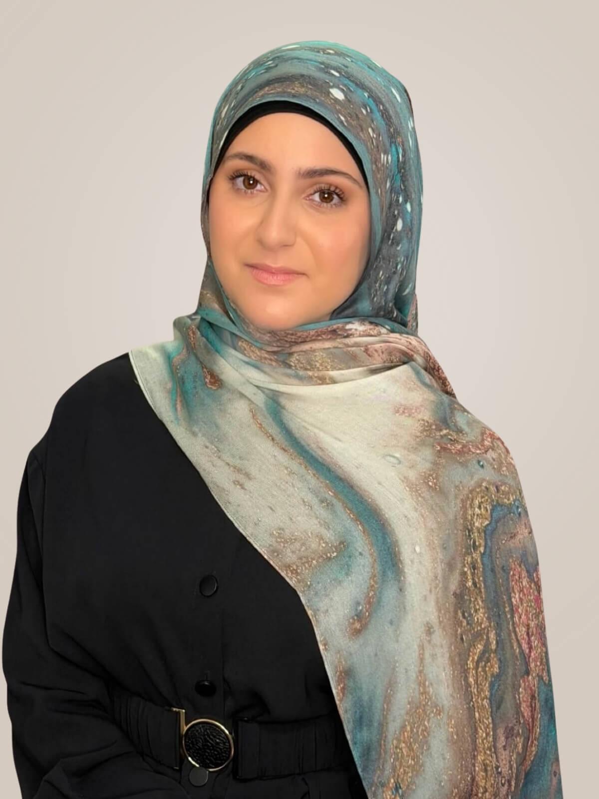 Modish Girl Print Modal Hijab-Laguna Shore