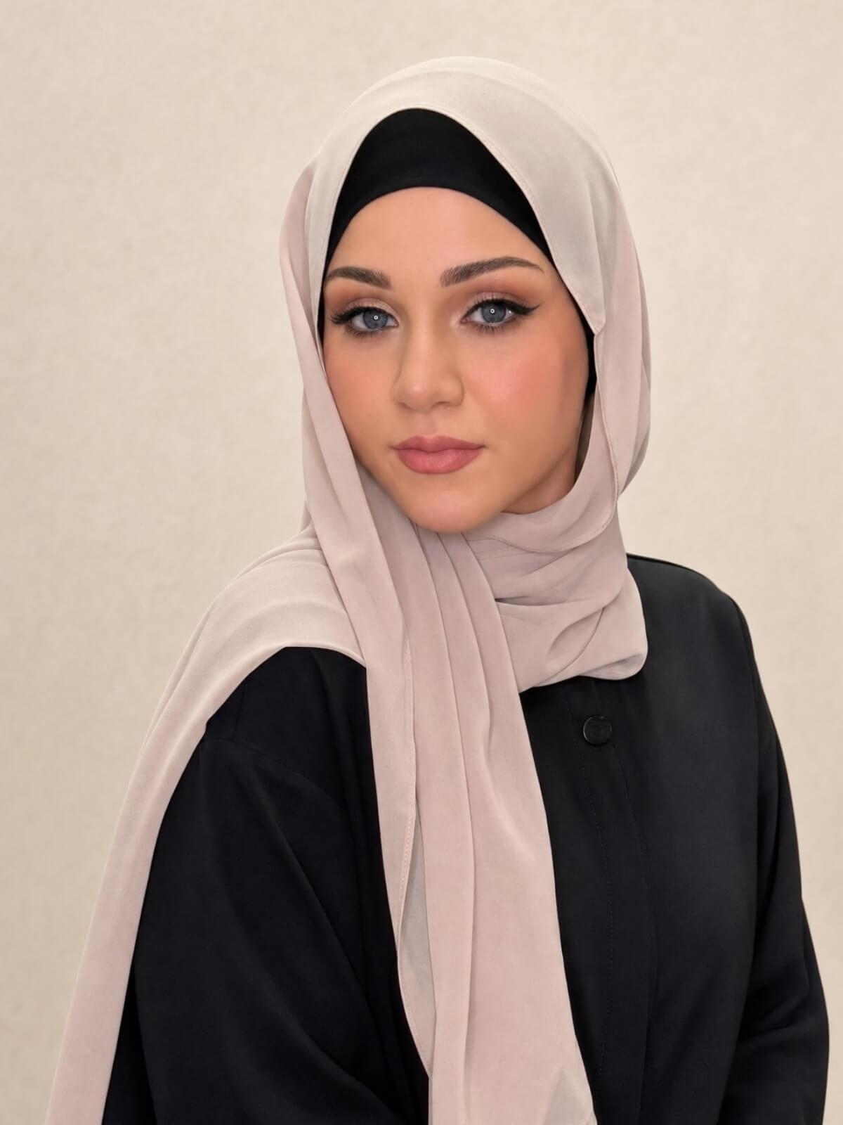 Luxury Chiffon Hijab-Oat