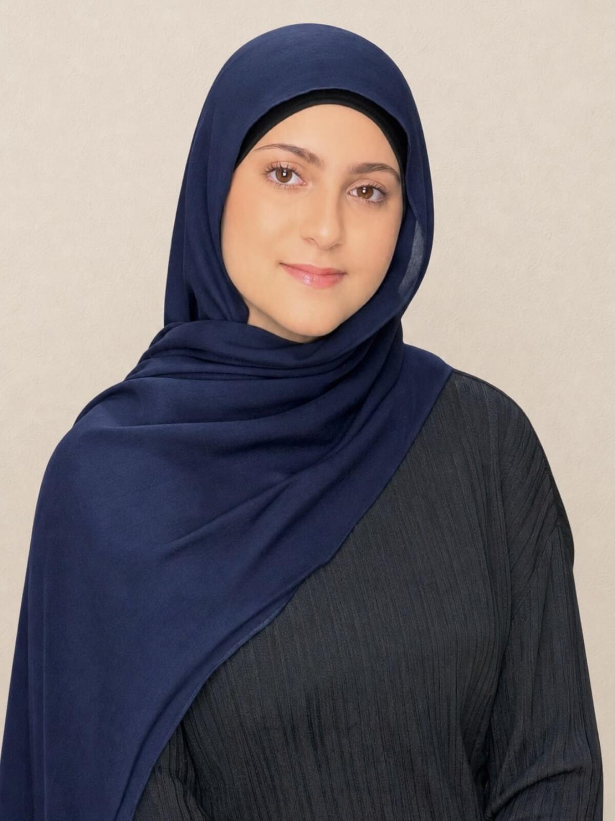 Modish Girl Cotton Modal Hijab-Sea Storm