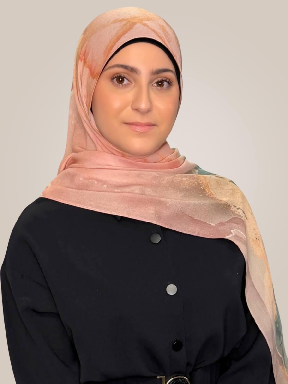 Modish Girl Print Modal Hijab-Sedona Sage