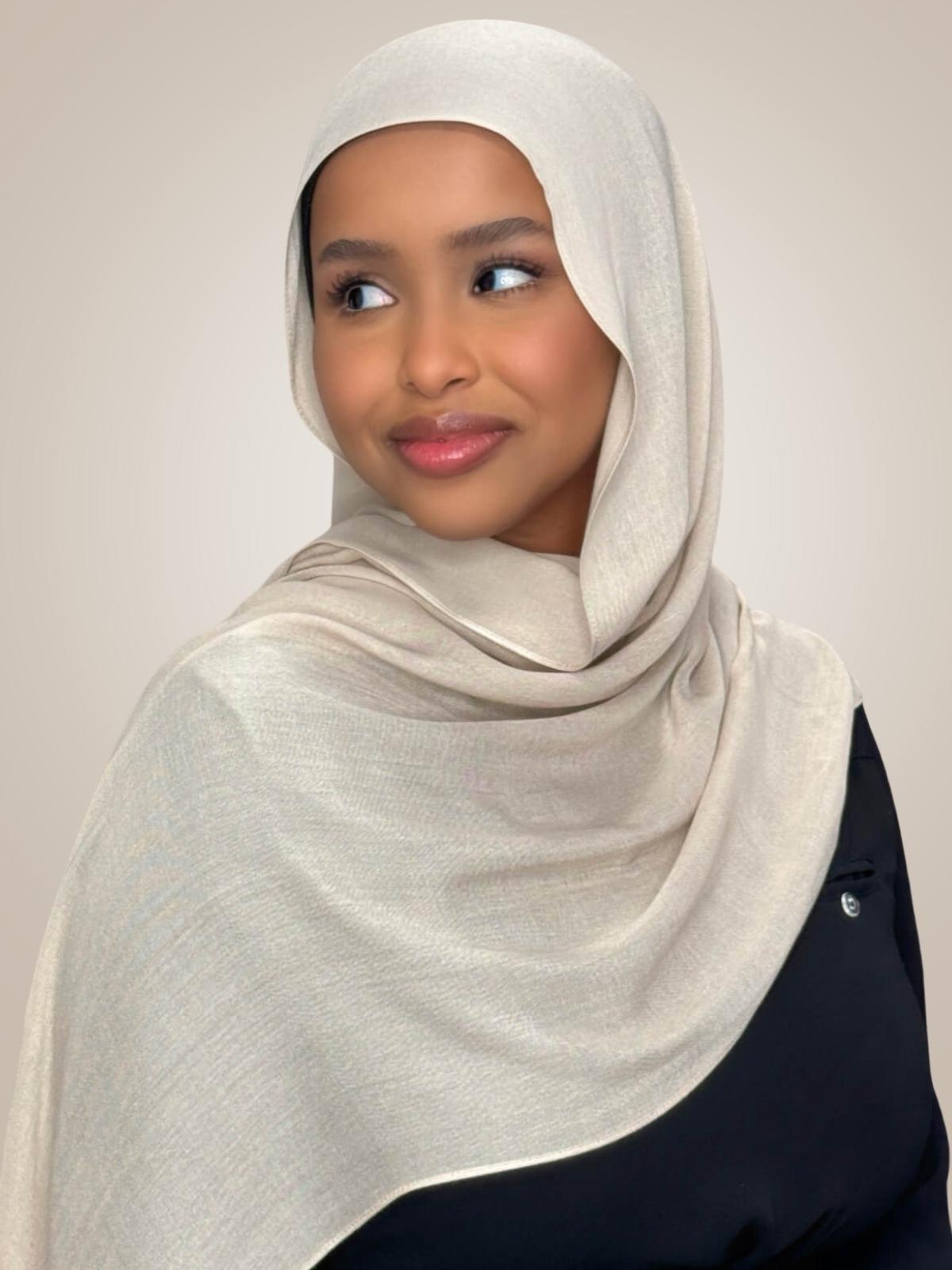 Cotton Modal Hijab-Sand
