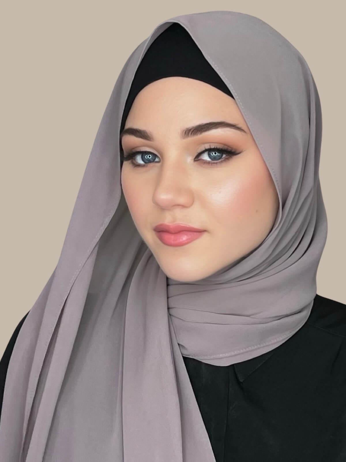 Luxury Chiffon Hijab-Hazel