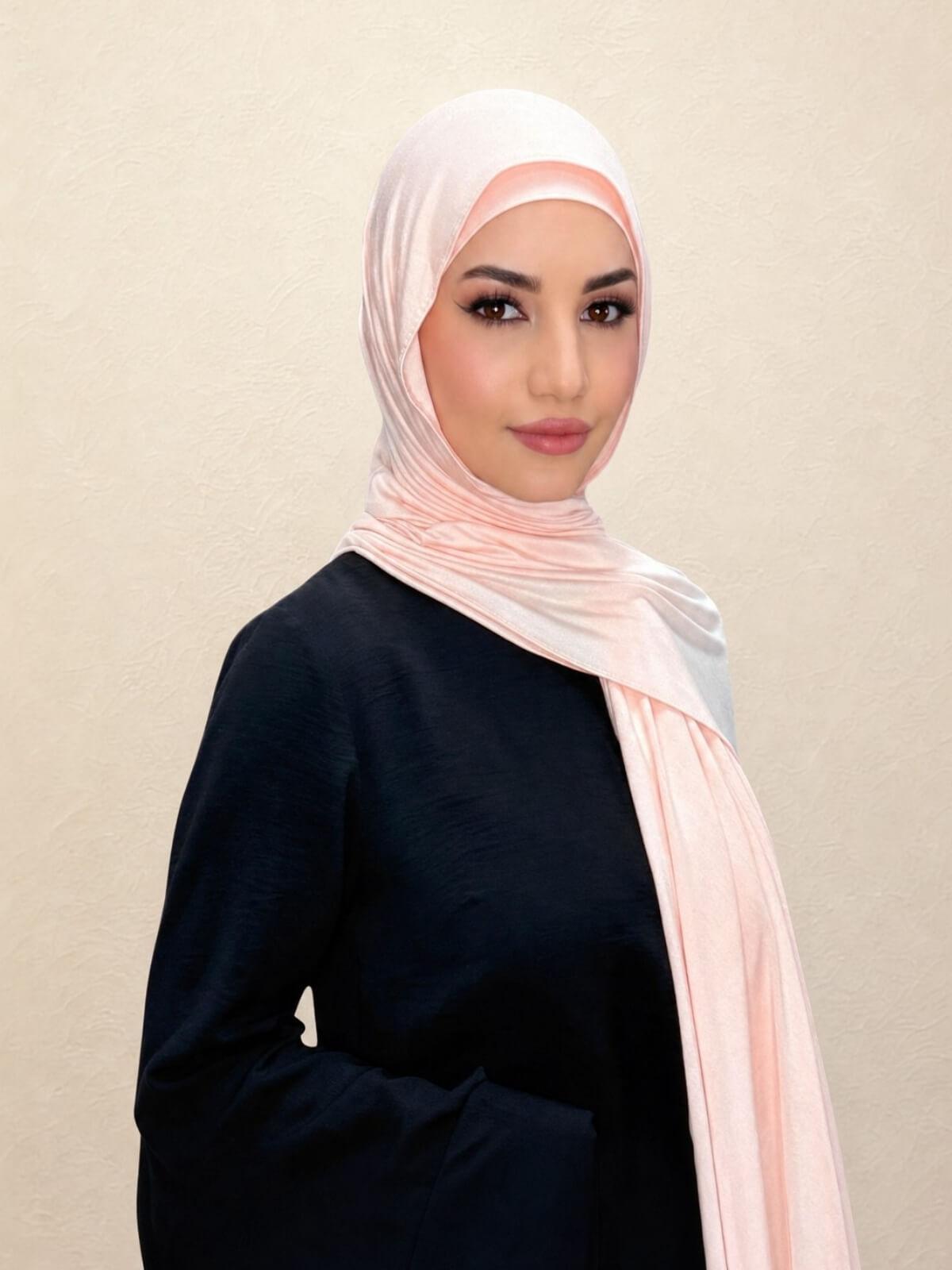 Premium Jersey Hijab-Pearl
