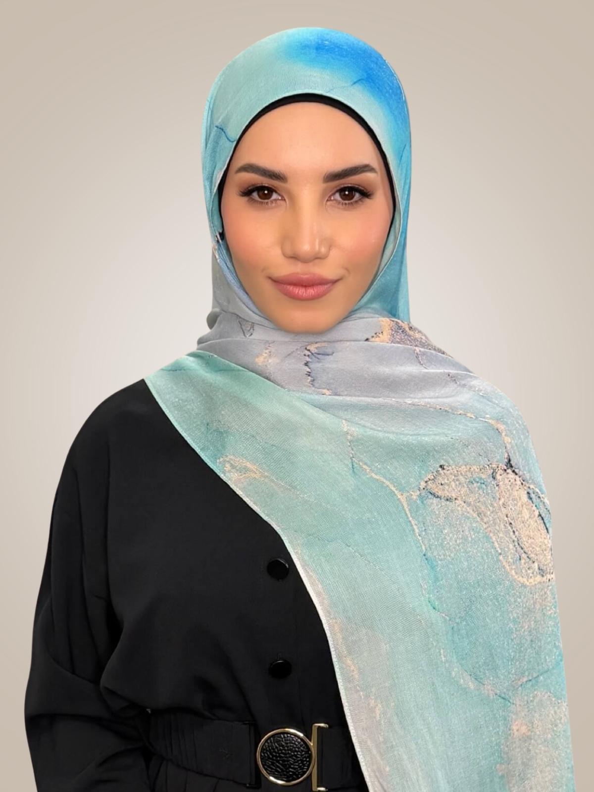 Print Modal Hijab-Amalfi Blue