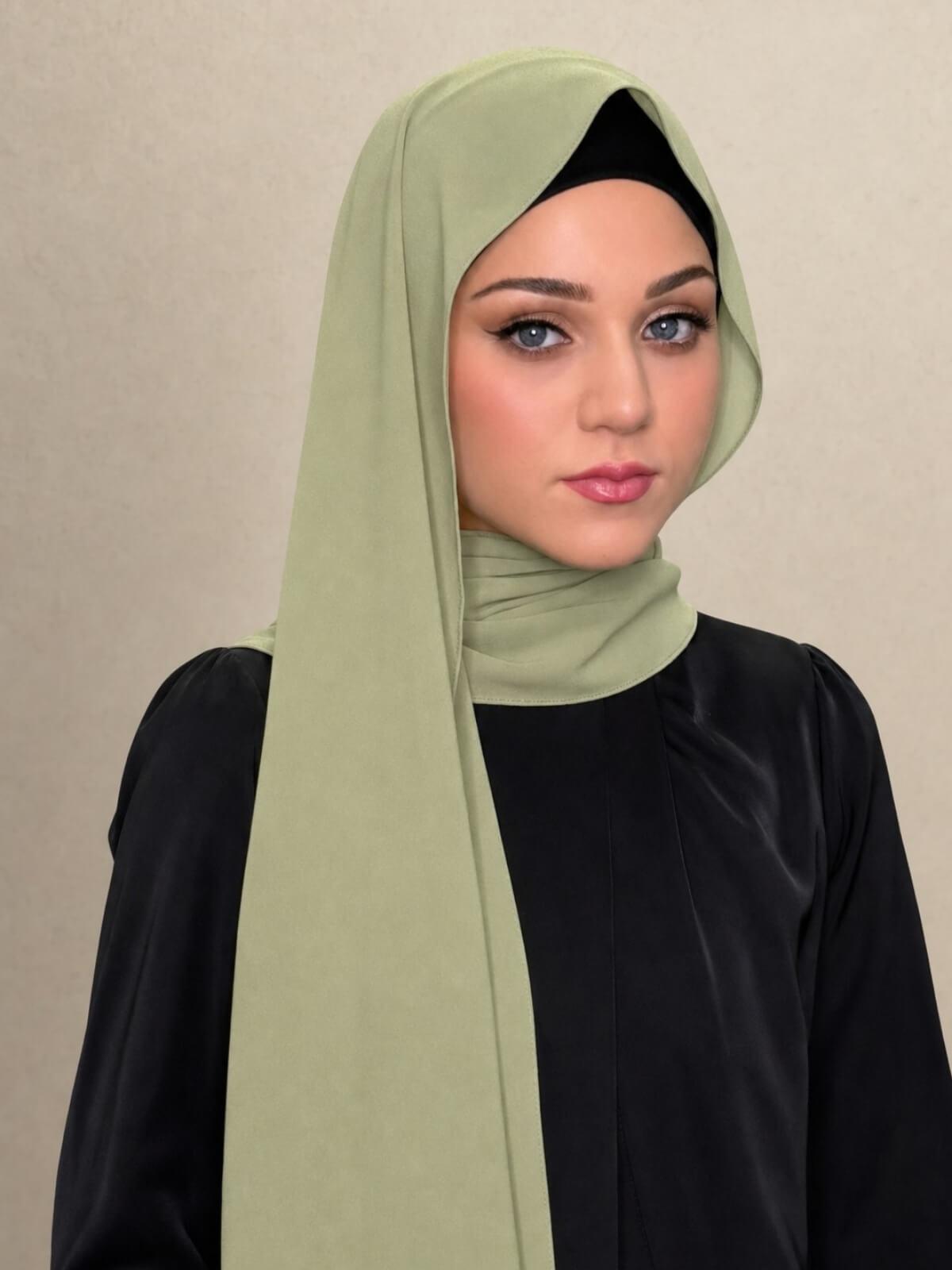 Classic Chiffon Hijab-Sage