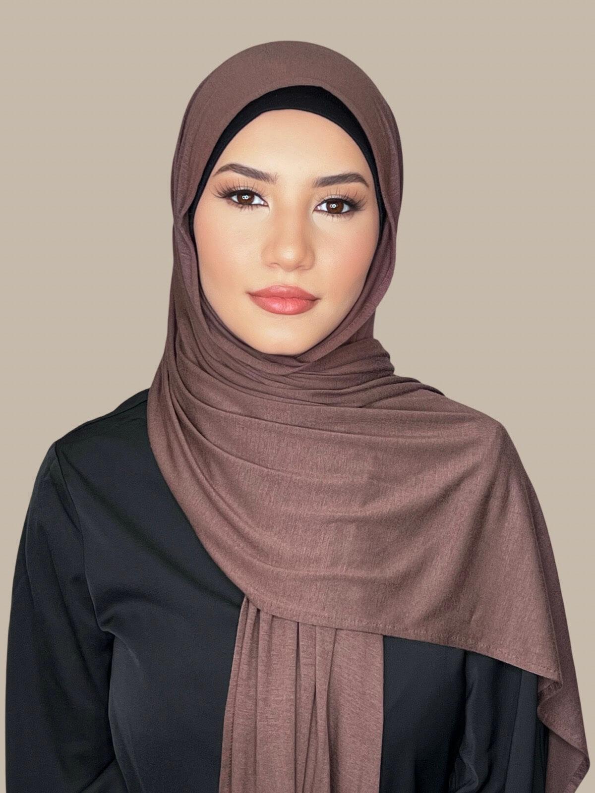 Classic Jersey Hijab-Mocha
