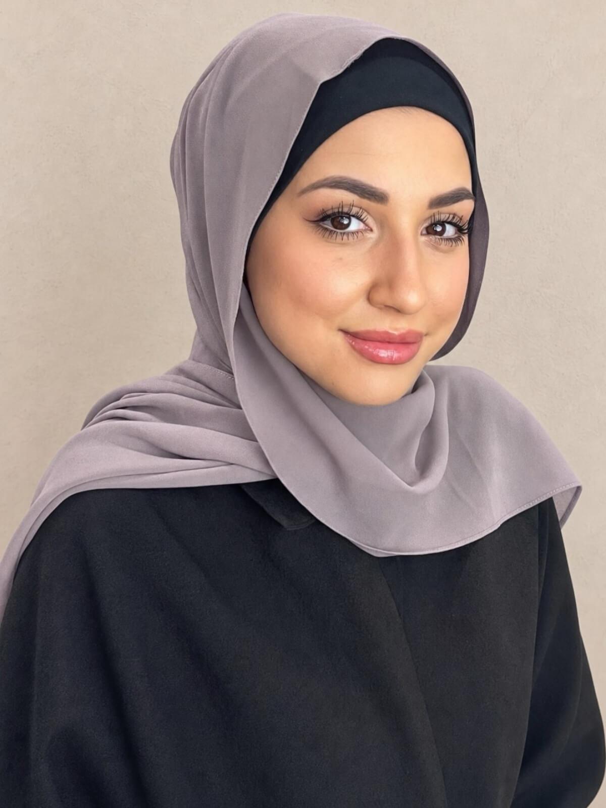 Classic Chiffon Hijab-Light Mocha