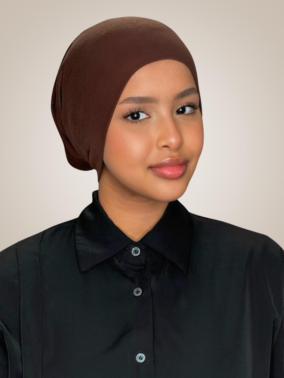 Premium Cotton Underscarf-Umber