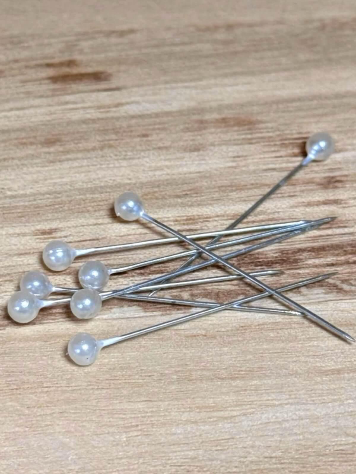 White Hijab Pin Wheel