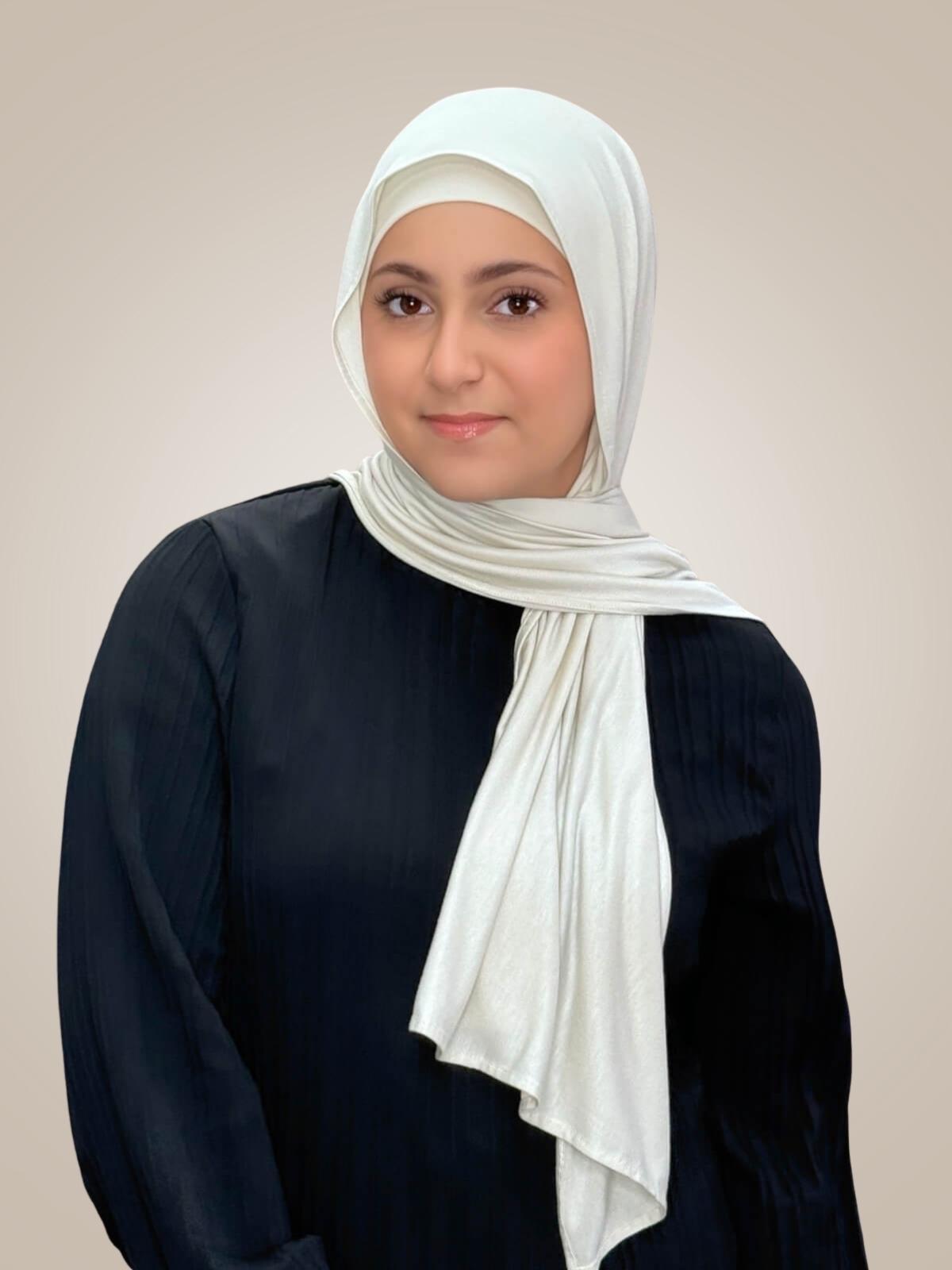 Modish Girl Premium Jersey hijab-Ivory