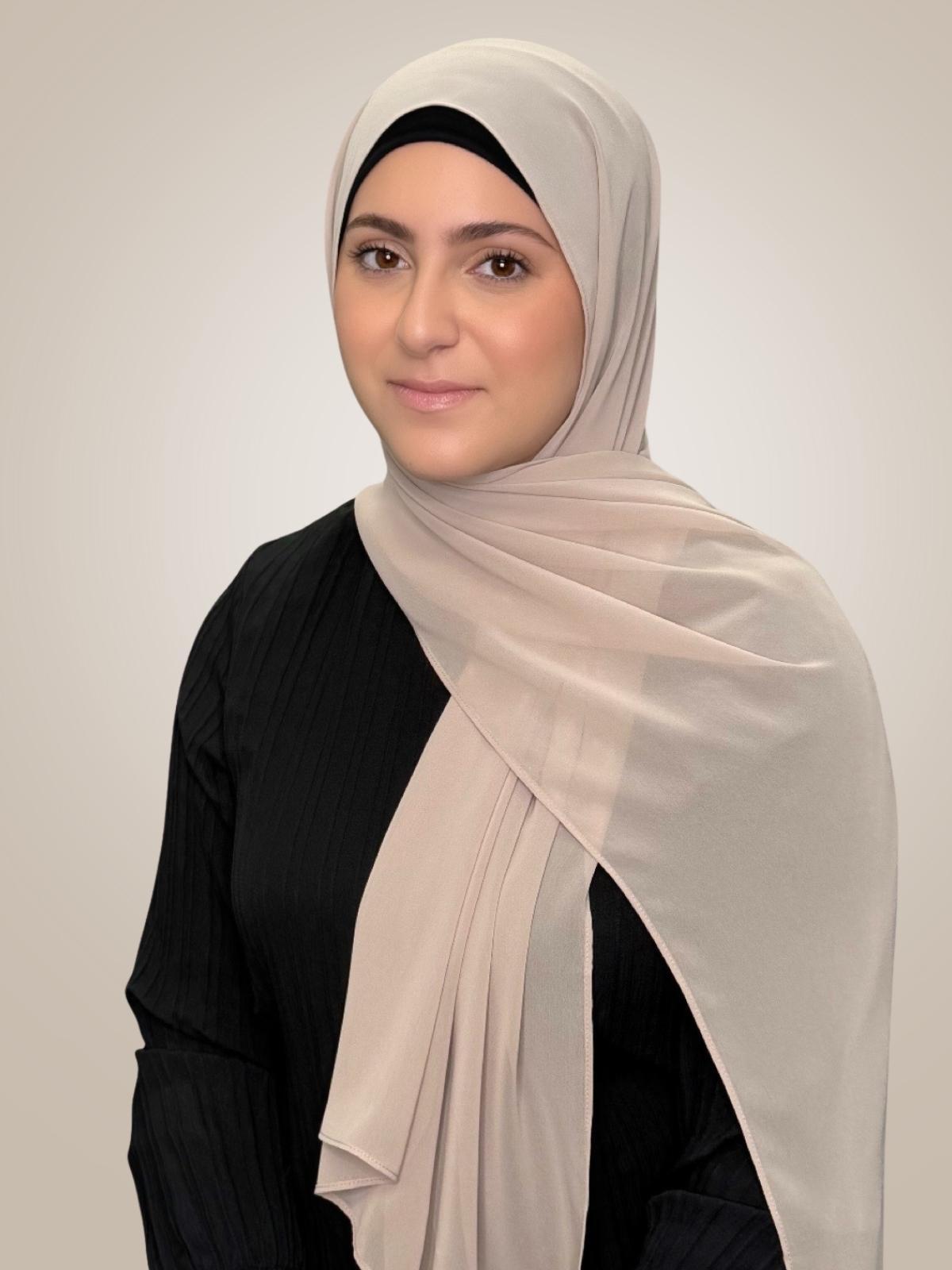 Modish Girl Luxury Chiffon Hijab-Oat