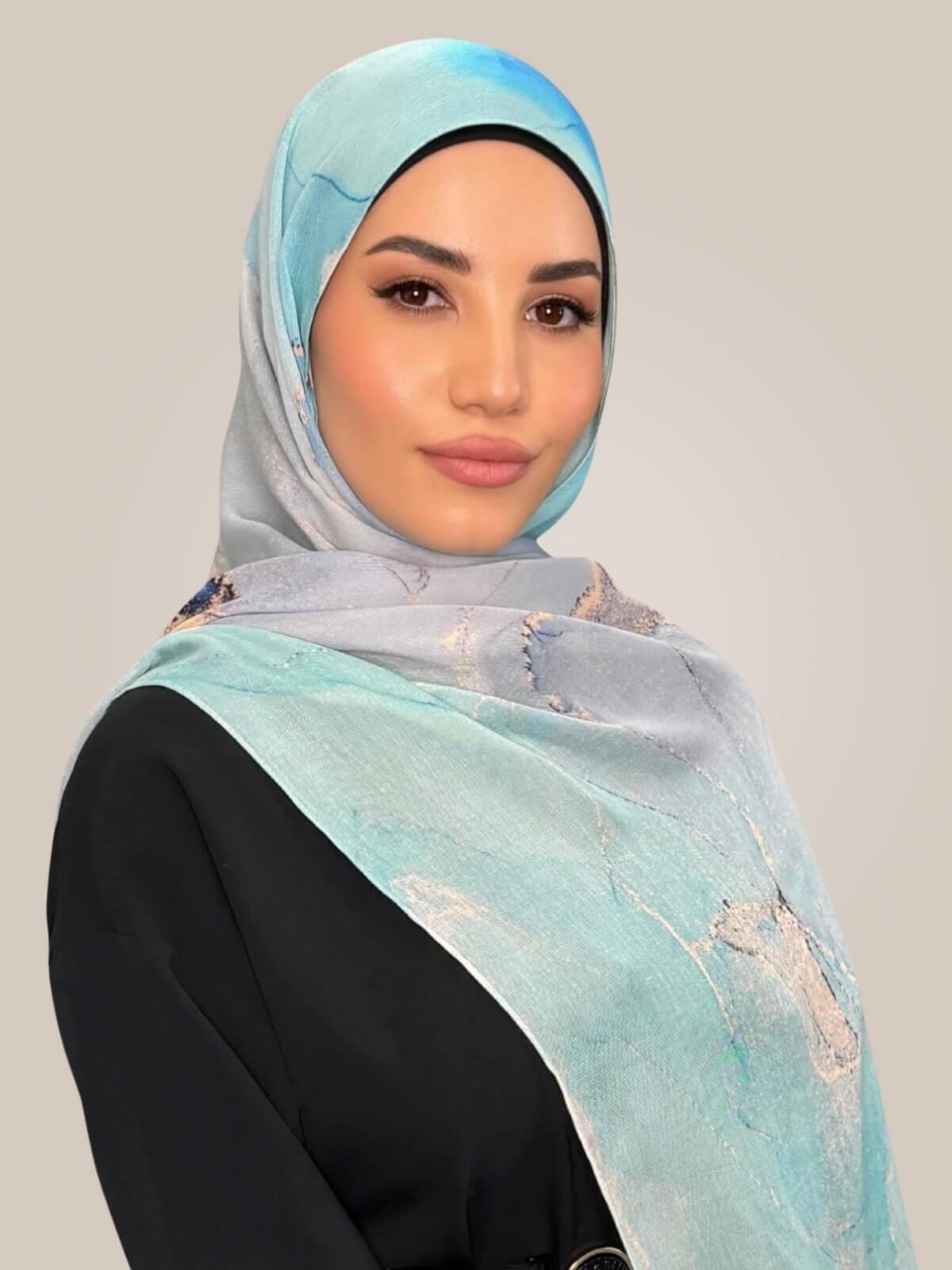 Print Modal Hijab-Amalfi Blue