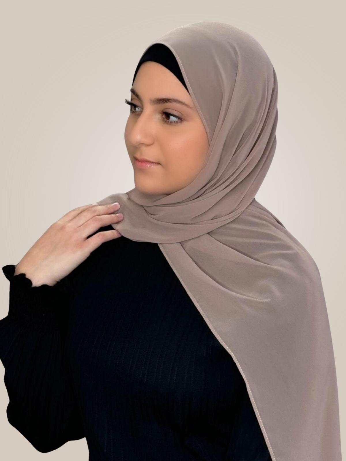 Modish Girl luxury Chiffon Hijab-Cedar