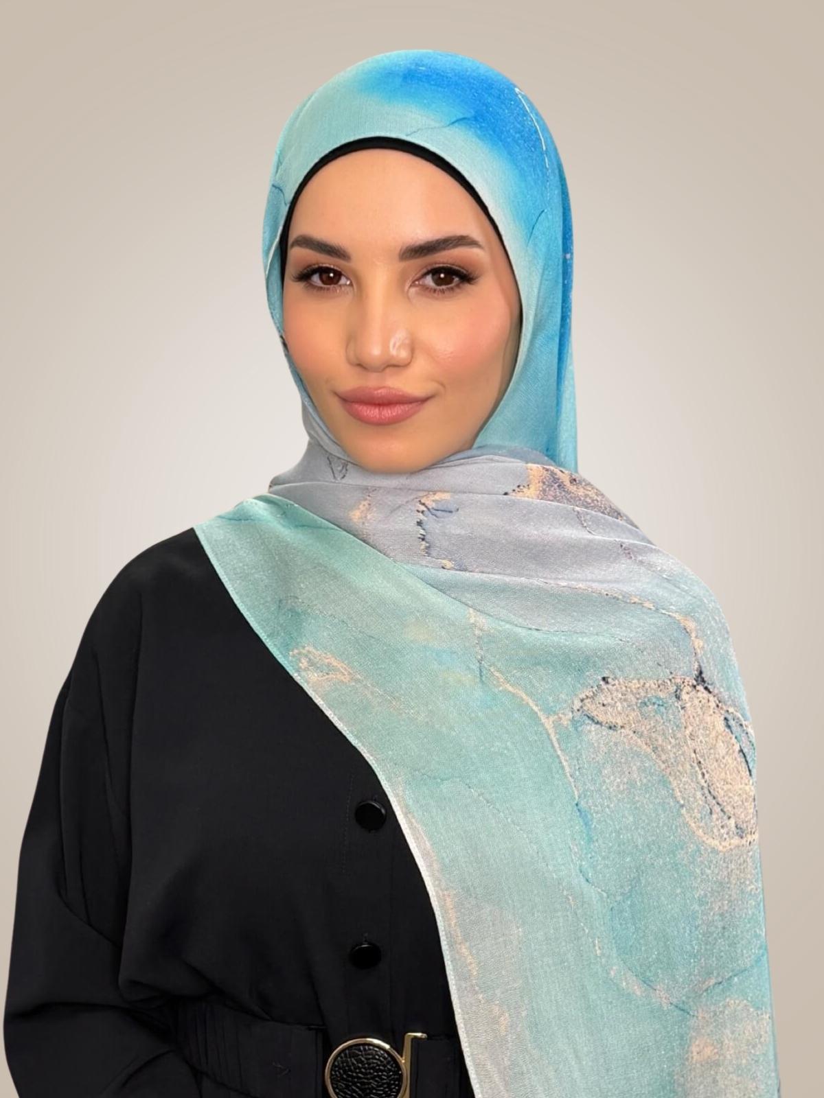 Print Modal Hijab-Amalfi Blue