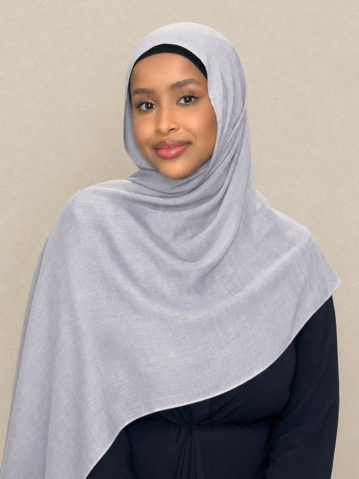 Cotton Modal Hijab-Thunder