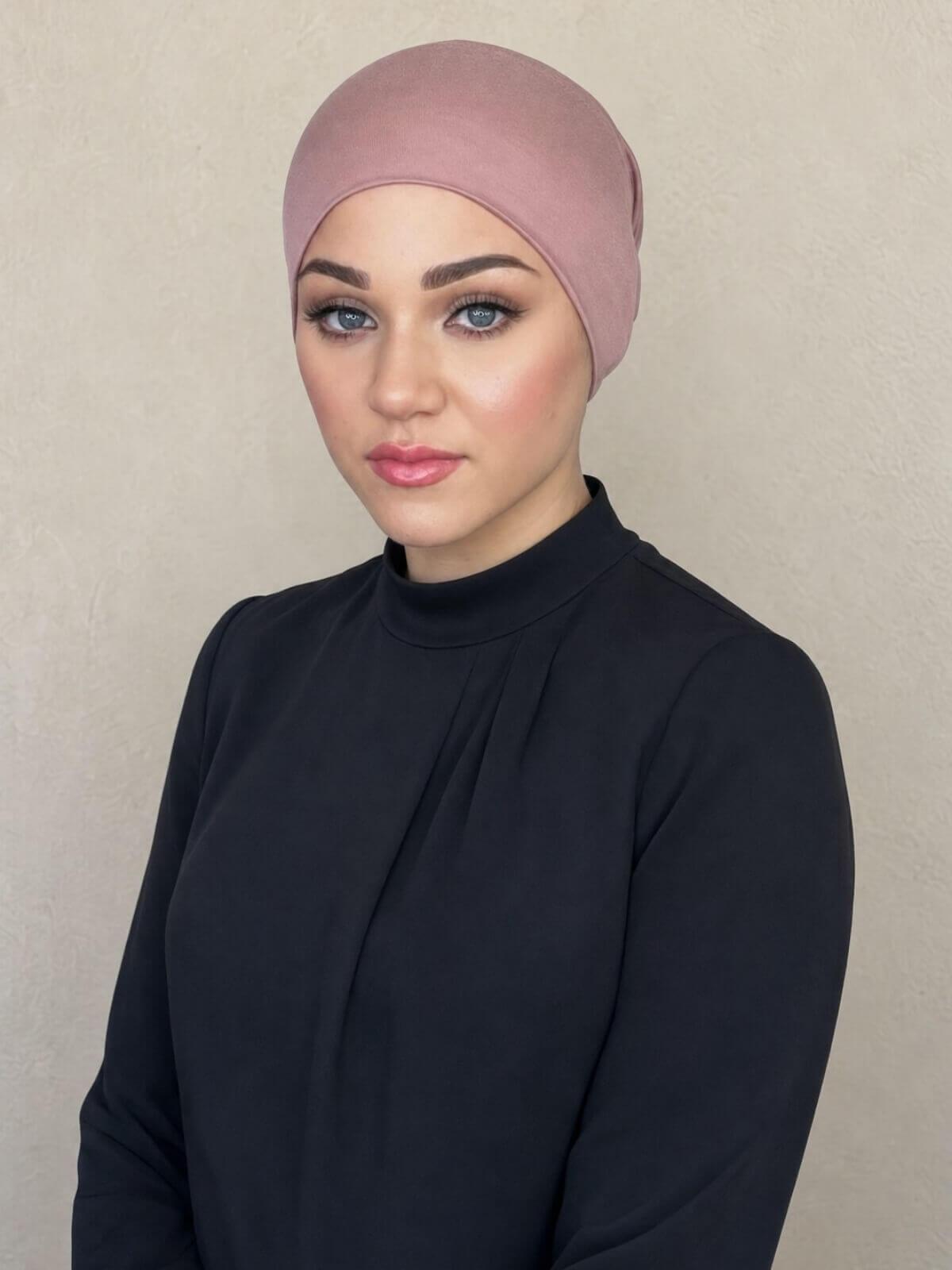 Premium Jersey Under scarf-Dusty Rose