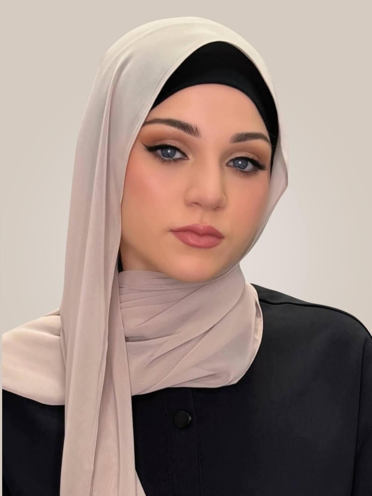 Luxury Chiffon Hijab-Oat