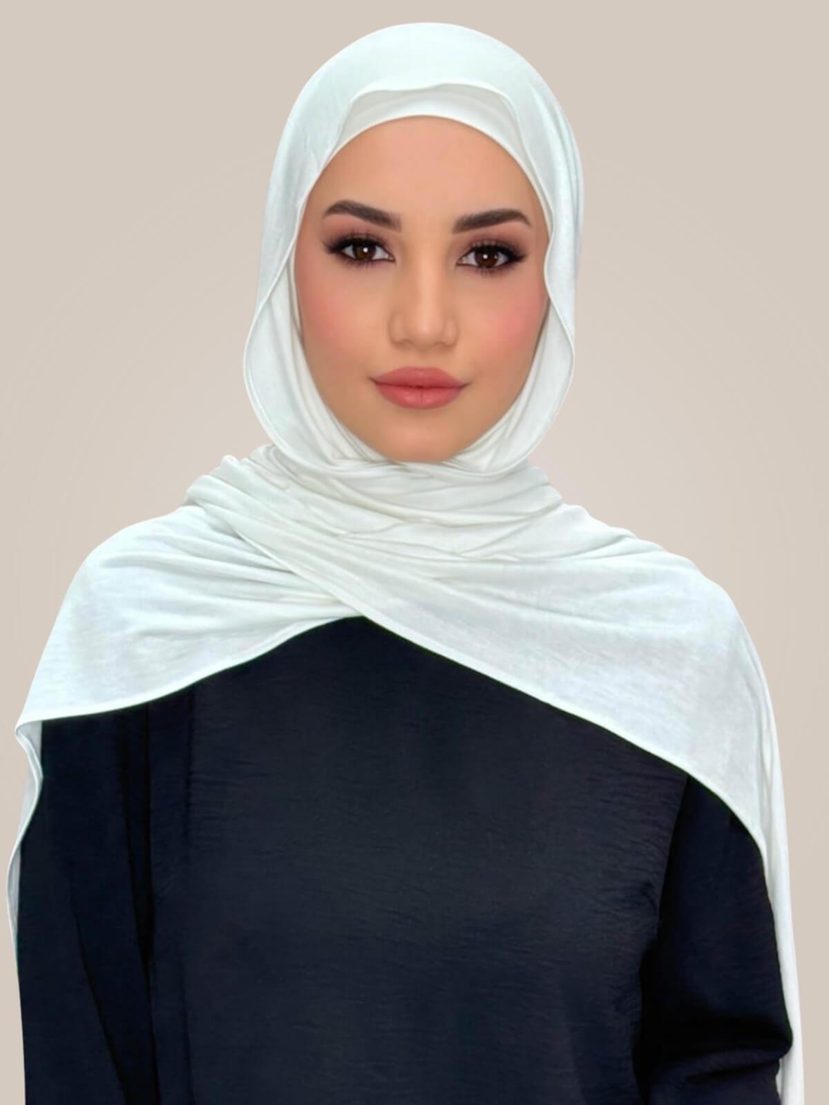 Premium Jersey Hijab-Off White