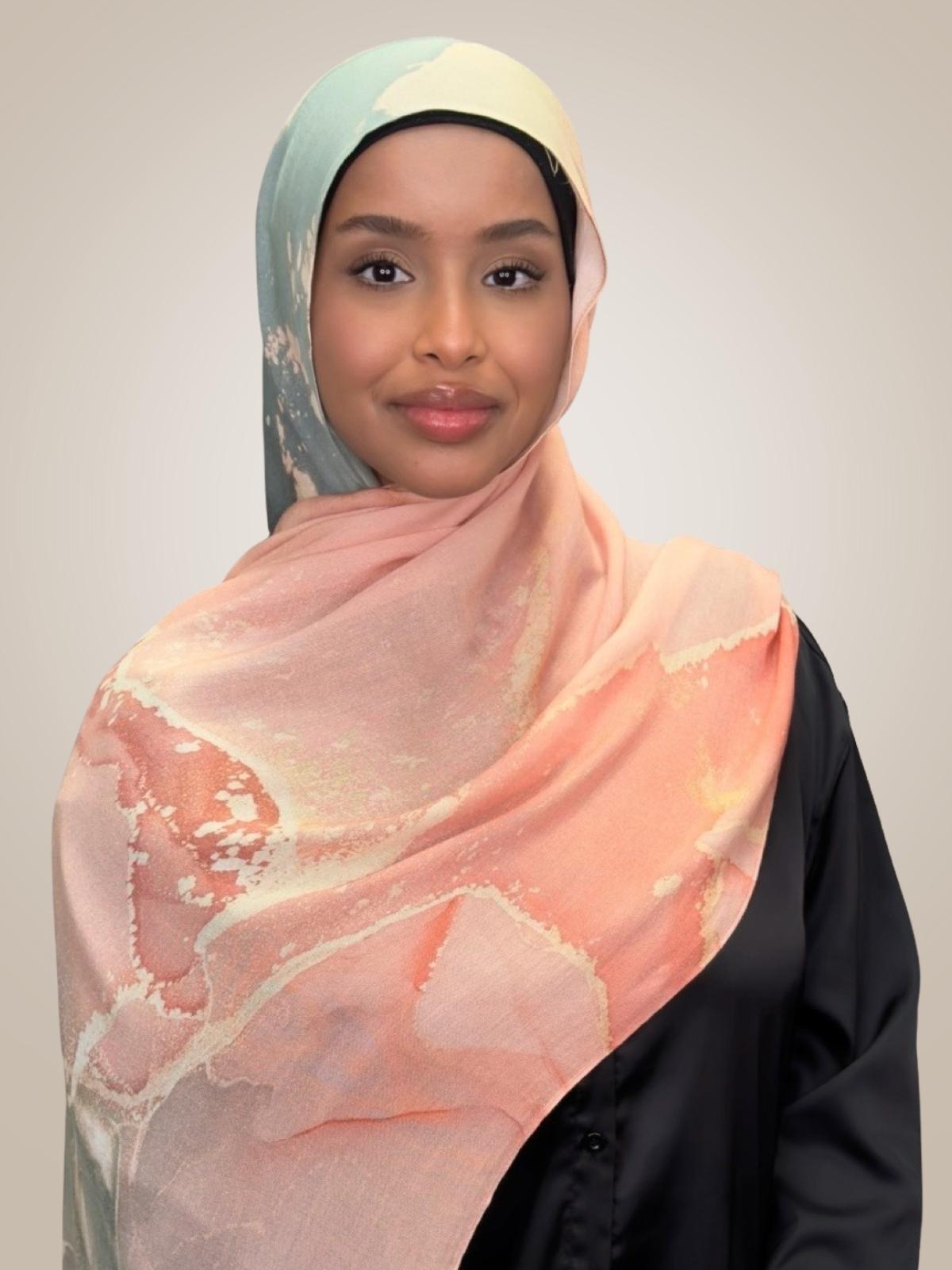 Print Modal Hijab-Sedona Sage