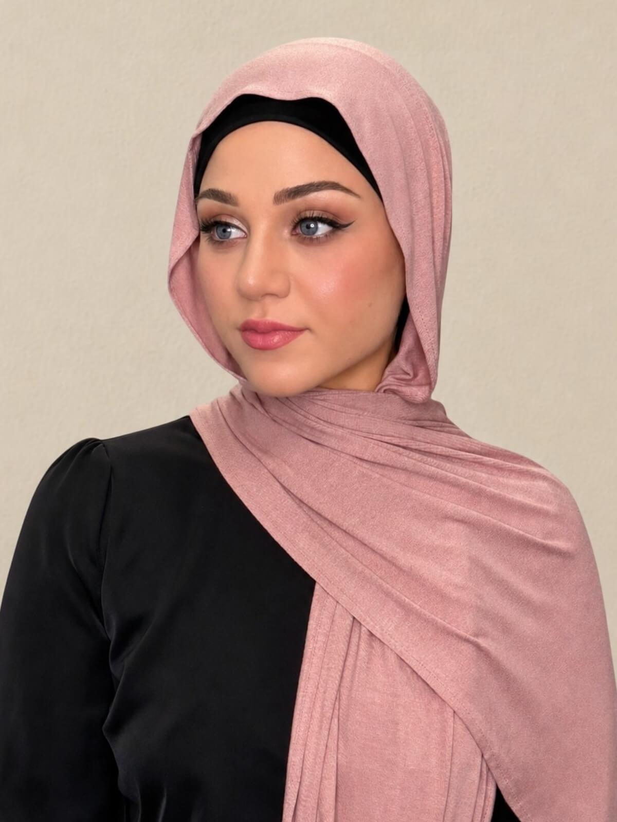 Classic Jersey Hijab-Rosin
