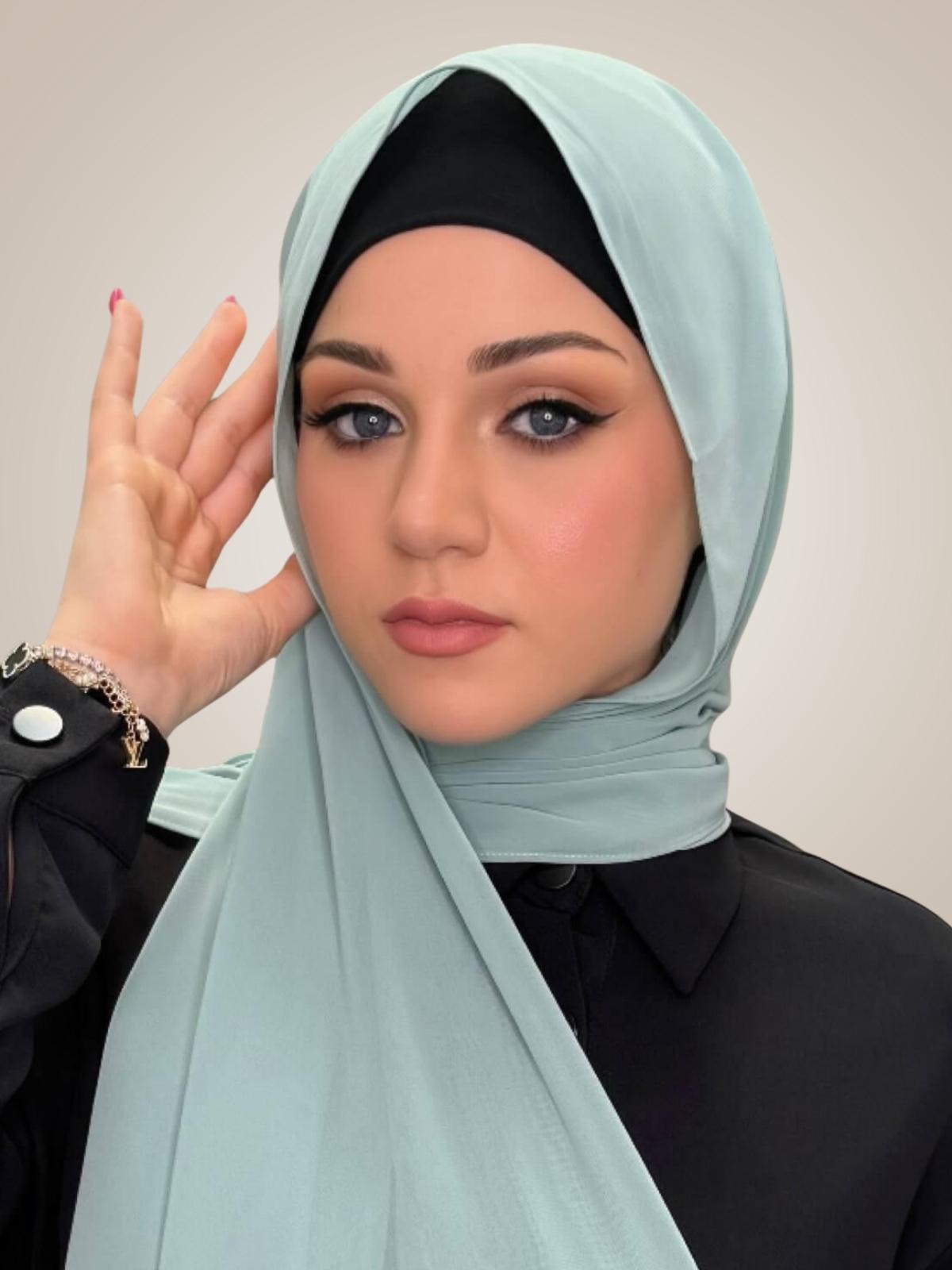 Luxury Chiffon Hijab-Meadow