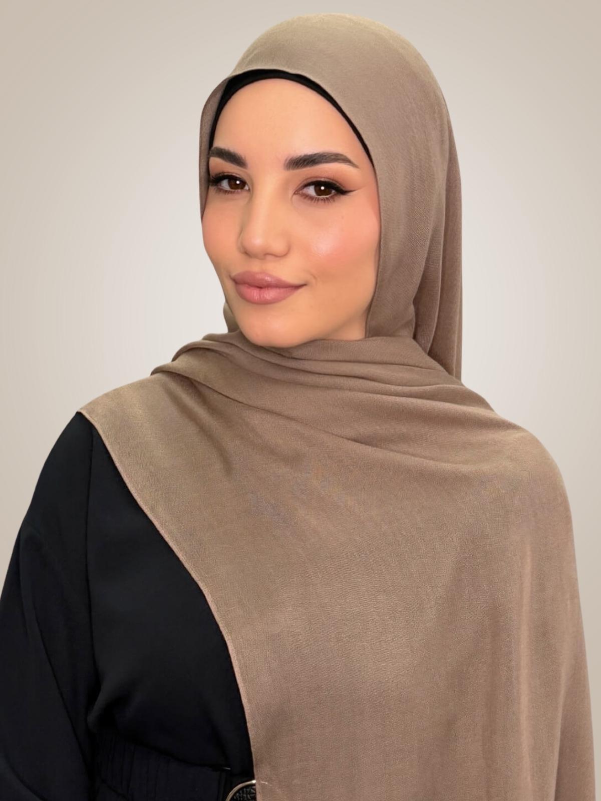 Cotton Modal Hijab-Forest Oak