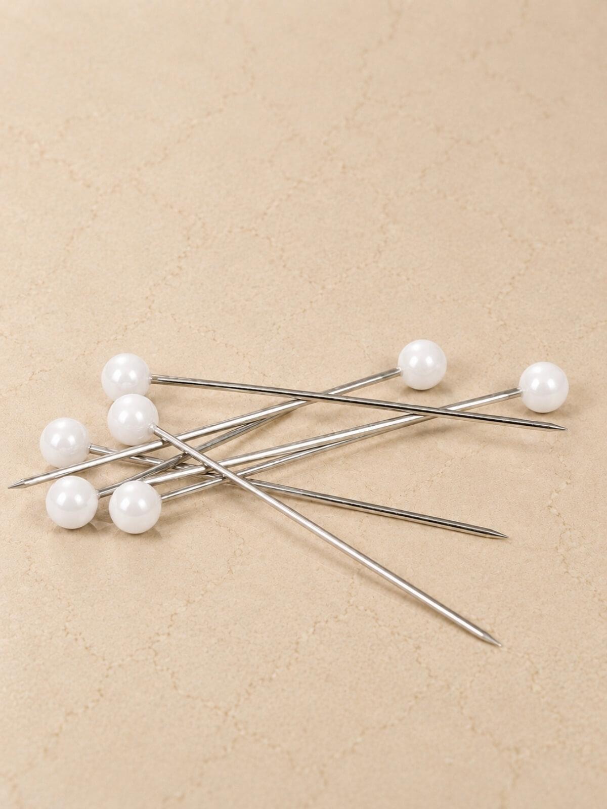 White Hijab Pin Wheel