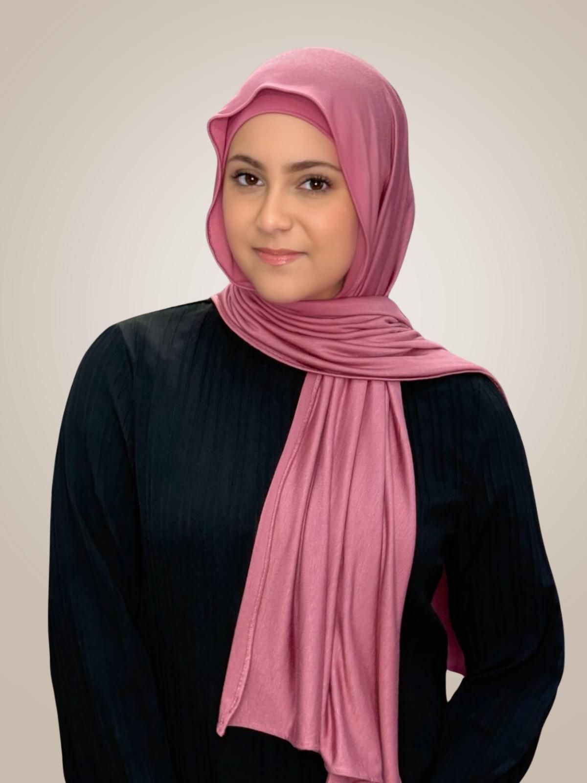 Modish Girl Premium Jersey Hijab-Pale Rose