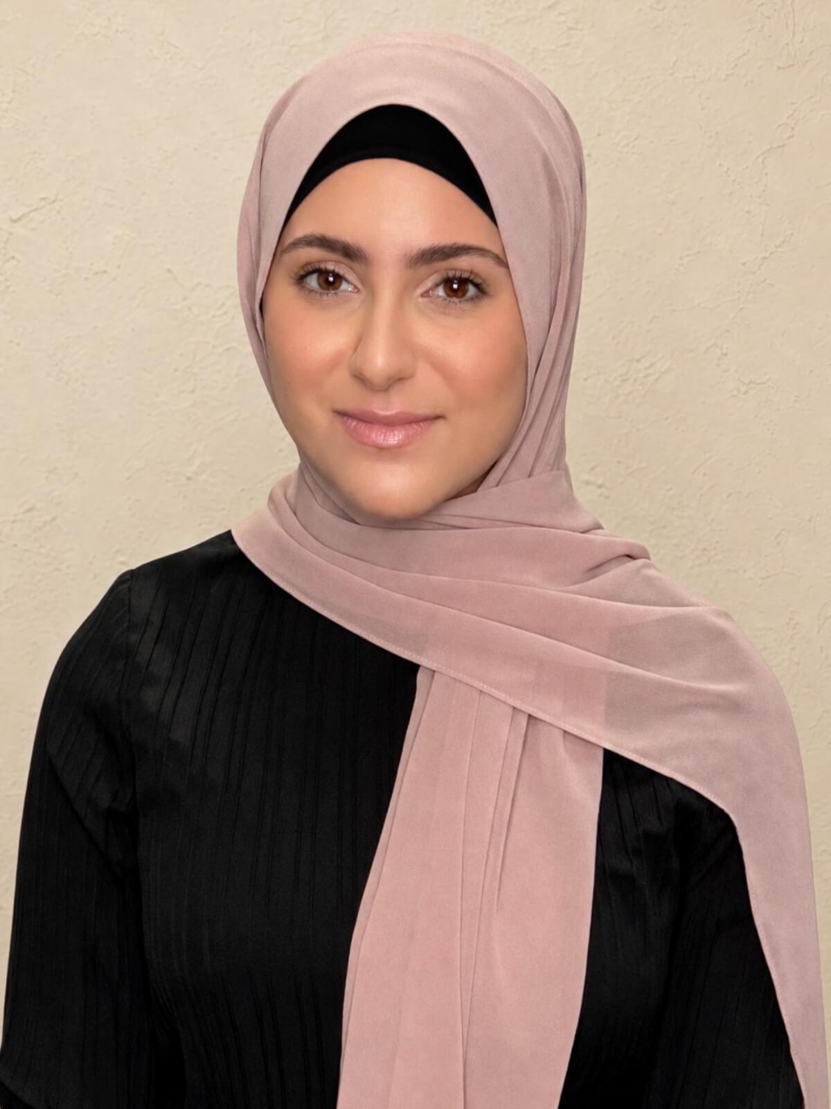 Modish Girl luxury chiffon Hijab-Pale Taupe