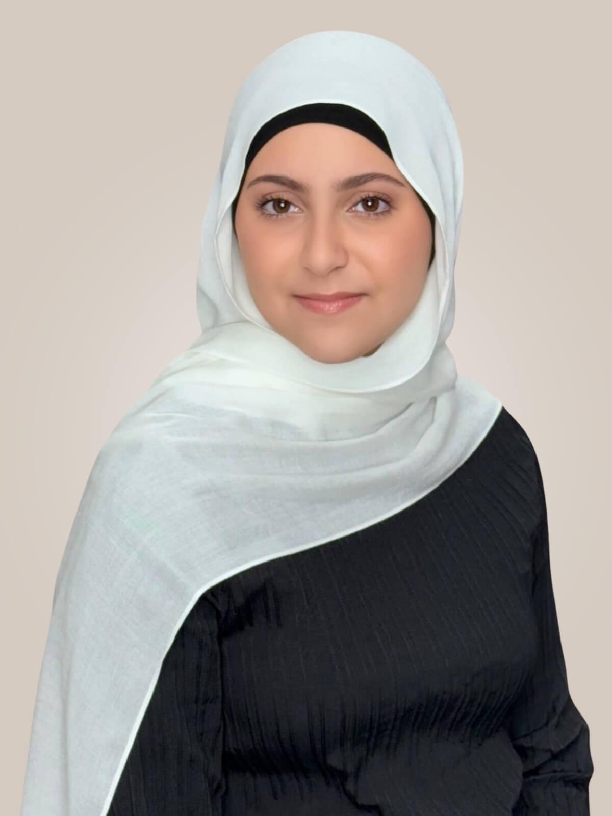Modish Girl Cotton Modal Hijab-Porcelain