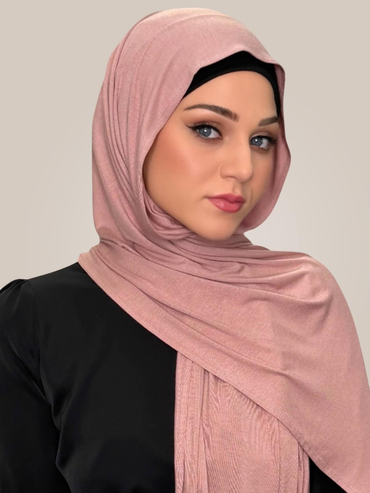 Classic Jersey Hijab-Rosin