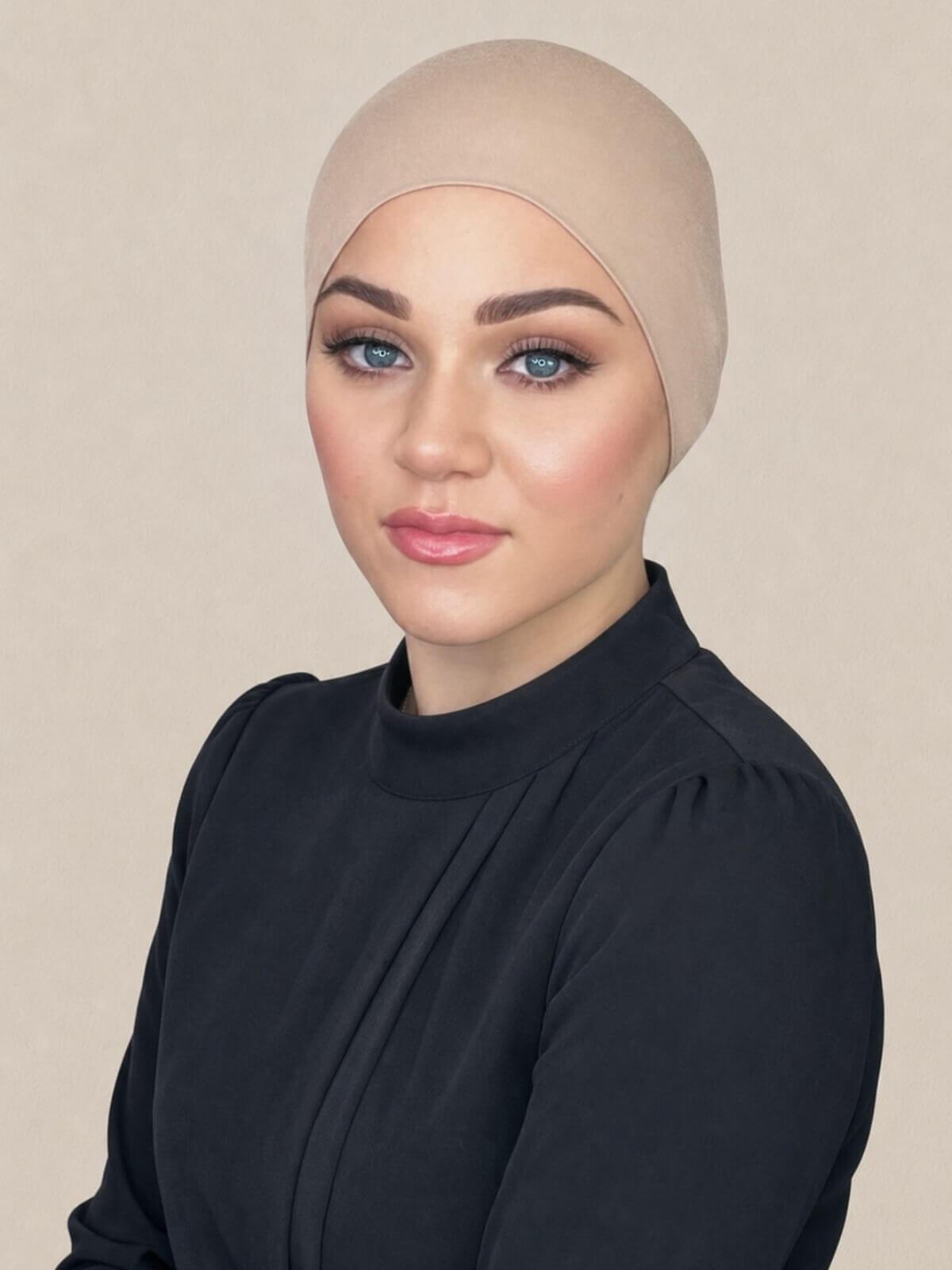 Premium Jersey Underscarf-Warm Taupe