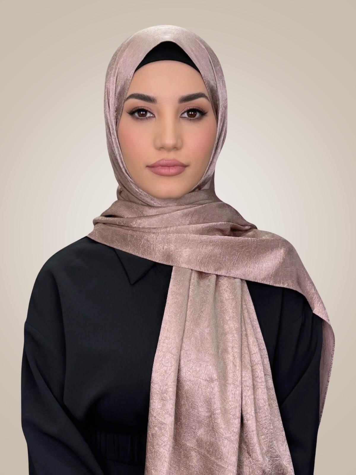 Classic Satin Hijab-Dusty Pink