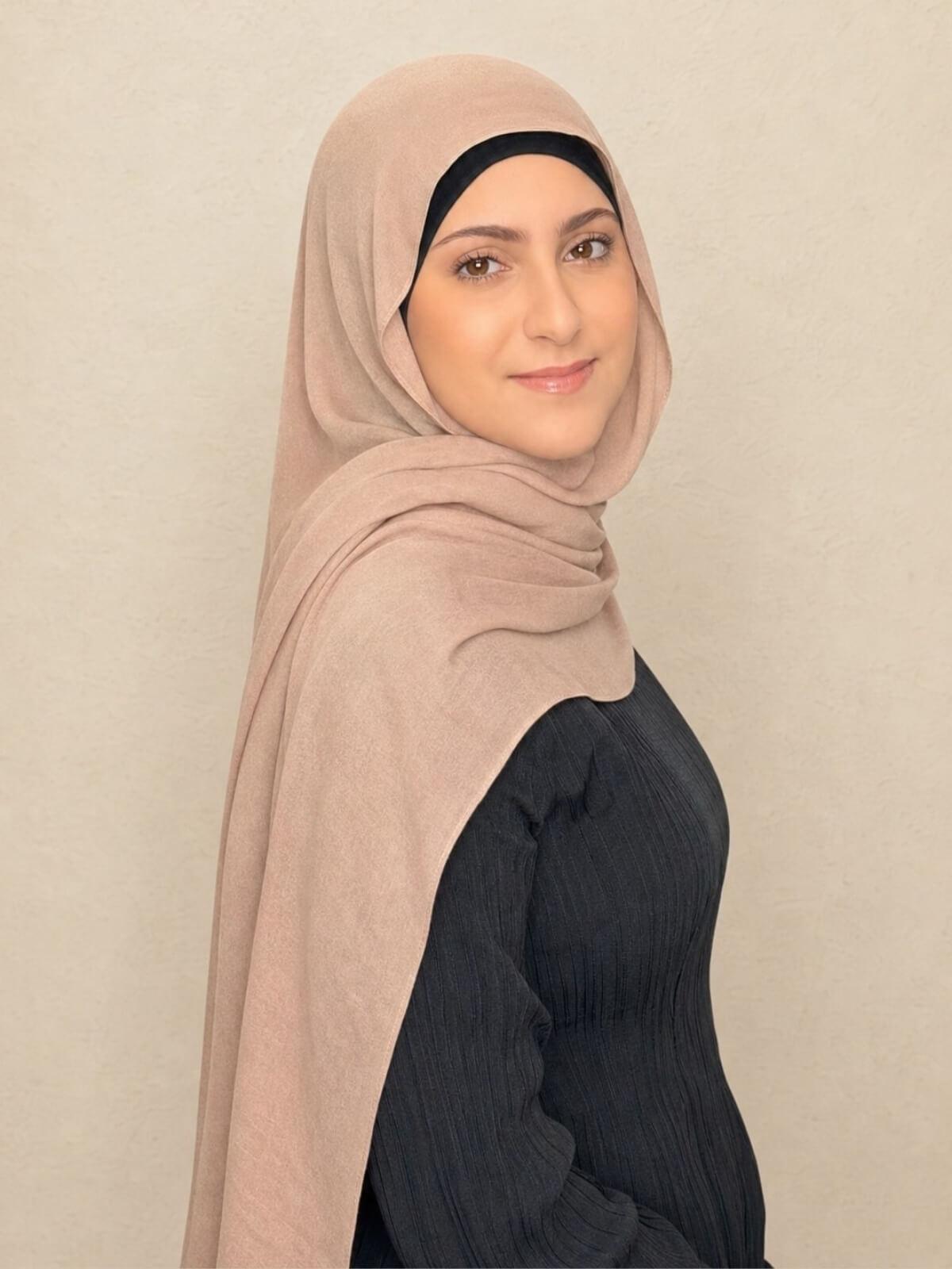 Modish Girl Cotton Modal Hijab-Cocoa Beige