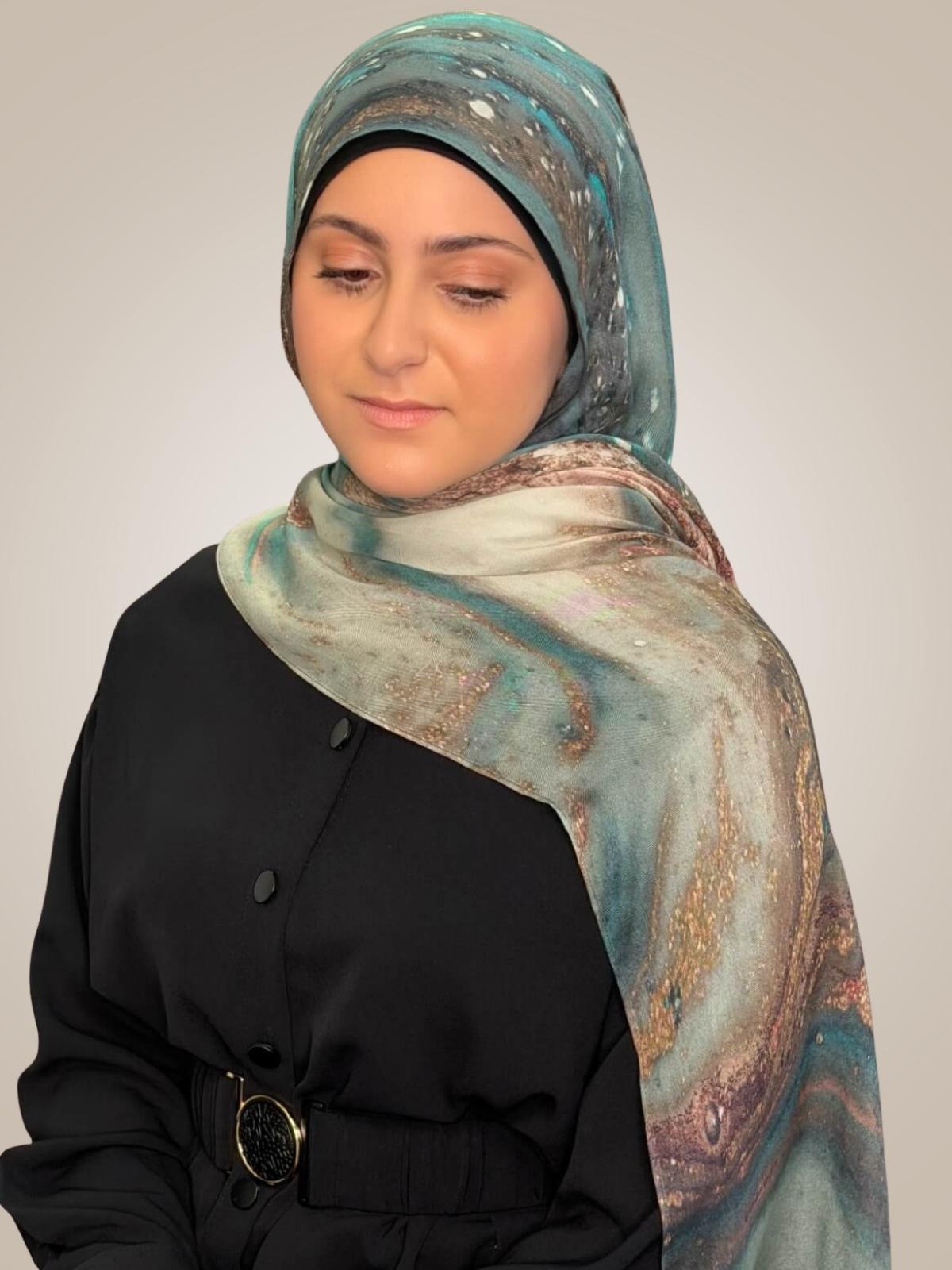 Modish Girl Print Modal Hijab-Laguna Shore