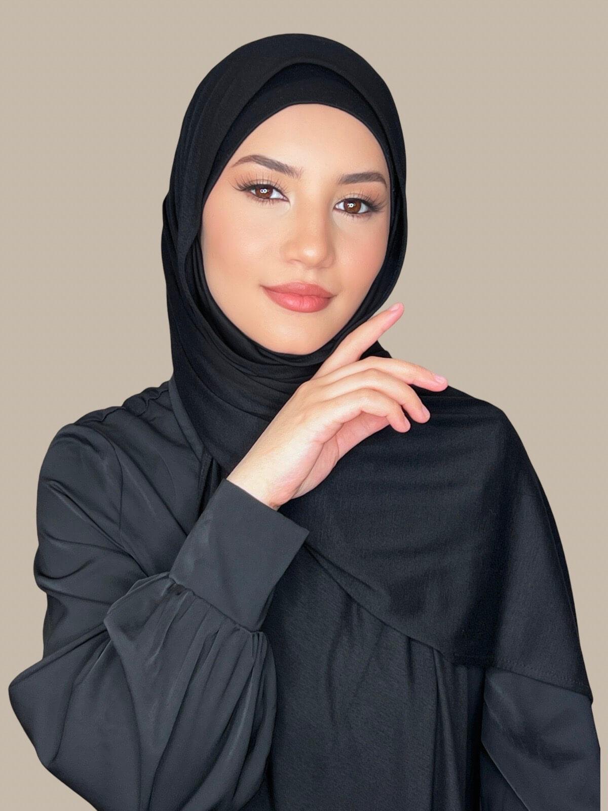 Classic Jersey hijab-Black